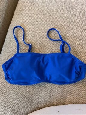 wild fable Royal Blue Strappy Bandeau Bikini Top